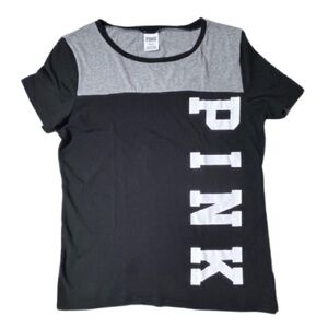 Victoria's Secret Pink Active Wear Casual Color Block T Shirt Women’s Medium